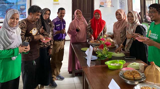 SMP Negeri 1 Bungoro Gelar Program P5 dengan Tema Kearifan Lokal